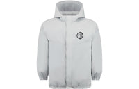 DIOR Kids' Apparel Hooded Anorak Jackets Coats Gray Kids'