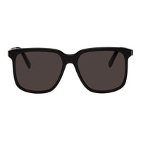 SAINT LAURENT Acetate Square Sunglasses Men's Black