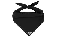 PRADA Silk Scarves Unisex Black