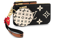 LOUIS VUITTON Crafty Trio Pouch Caramel/Cream