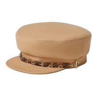 HERMES Silk Hats & Caps Women's Khaki