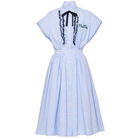 MIU MIU SS21 Sleeveless Dress Women's Blue