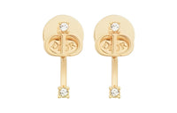 DIOR Earrings Women's Gold