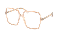 CHANEL Eyeglass Frames Unisex Light Orange