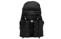 PRADA Leather Backpack Men's Black
