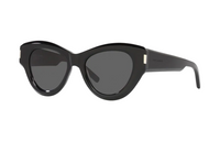 SAINT LAURENT Irregular Shape Sunglasses Women's Black