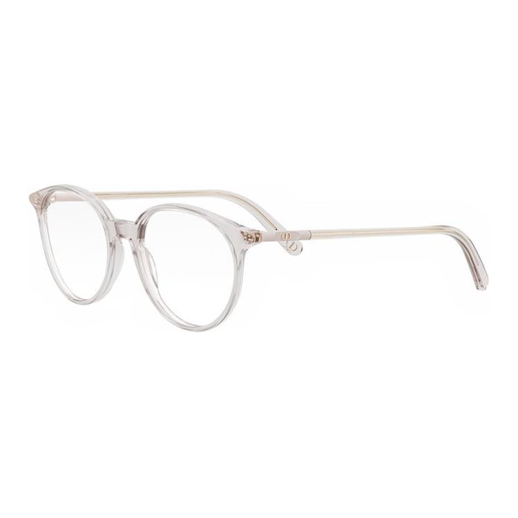 DIOR Acetate Round Eyeglass Frames Unisex White