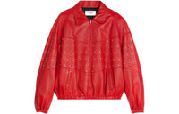 CELINE SS23 Leather Jackets Coats Men's Red