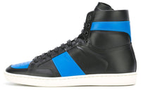 SAINT LAURENT PARIS Stylish Skateboarding Shoes Men Black Blue