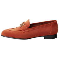 HERMES Paris Loafers Women's Orange