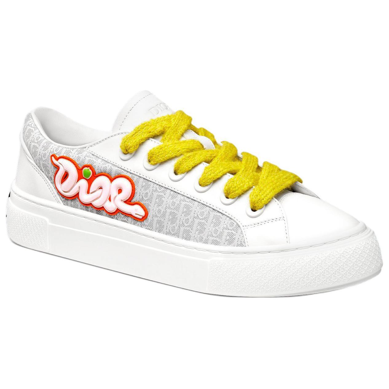 DIOR B33 Low Top Skateboard Shoes Men's White