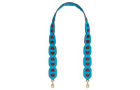 HERMES Epsom Calfskin Bag Straps Women's Frida Blue/Hermes Red