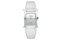 HERMES Wrist Watch Quartz Movement Genuine Leather Strap White Dial Women's Watch W046343WW00
