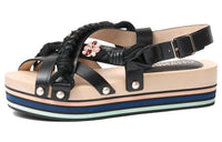 CHANEL Strap Sandals Women's Black