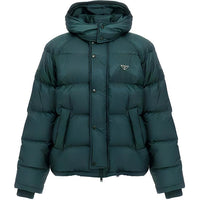 PRADA Triangle-Logo Padded Puffer Jacket