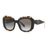 PRADA Acetate Irregular Shape Sunglasses Women's Tortoiseshell
