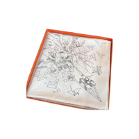 HERMES - Silk Scarves Women's White