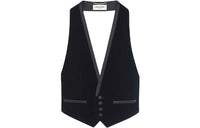 SAINT LAURENT Vests Women's Black