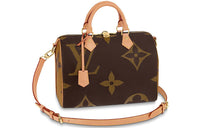 LOUIS VUITTON Speedy Bandouliere Monogram Giant Reverse 30 Brown