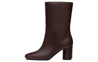HERMES Ankle Boots Women's Brown