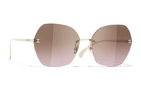 CHANEL Sunglasses Women's Brown