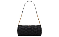 SAINT LAURENT Sheepskin Cylinder Bag Shoulder Bag Handbag Shoulder Bag Women's Black