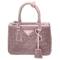 PRADA Glass One Shoulder Handbags Mini Women's Pink