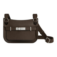 HERMES Jypsiere Evercolor Leather Shoulder Bag Crossbody Bag Mini Women's Ebony