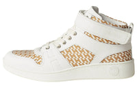 HERMES High-Top Stylish Skateboarding Shoes Men's White