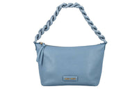 MIU MIU Leather Handbag Women's Light Blue