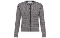 DIOR SS22 Cashmere Sweater Women's Black White