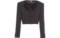 MIU MIU Cropped Coats Women's Black