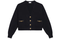CELINE Cardigan With Gourmette In Heritage Cashmere