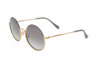 MIU MIU Round Sunglasses Women's Gold