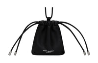 SAINT LAURENT PARIS Smooth Sheep Leather Earphone Case Mini Men's Black