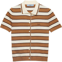 PRADA Knitted Polo Top