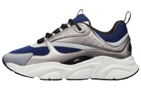 DIOR B22 Blue Technical Mesh Silver Tone White