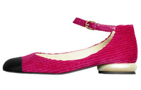 CHANEL Flat Shoes Women's Peach Pink