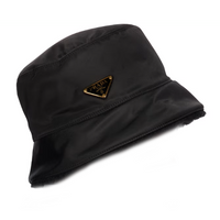 PRADA Polyamide Bucket Hats Women's Black
