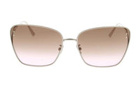 DIOR Irregular Shape Sunglasses Women's Gold