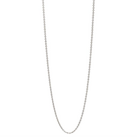 SAINT LAURENT Brass Enamel Necklaces Men's Silver