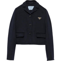 PRADA SS25 Jackets & Coats Women's Marine Blue