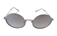 MIU MIU Metal Irregular Shape Sunglasses Women's Silver