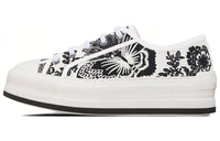 DIOR Wear-Resistant Low-Top Skateboard Shoes Women's Black White