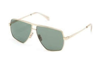 CELINE Irregular Shape Sunglasses Women's Gold