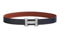 HERMES Leather Belts Women's Blue