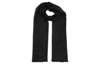 SAINT LAURENT Monogram Frayed Edge Scarf