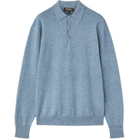 Loro Piana Loro Capsule Collection Cashmere Sweater Unisex Elegant Blue-grey
