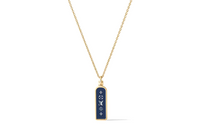 LOUIS VUITTON Les Gastons Vuitton Small Tag Pendant Yellow Gold And Titanium