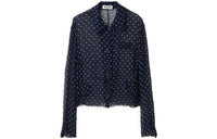 MIU MIU Polka-Dot Sheer Blouse